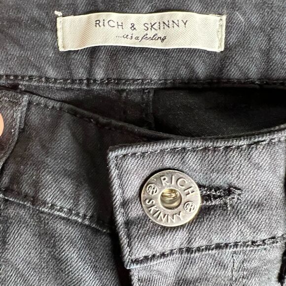 Rich & Skinny Houndstooth Skinny Jean Size 26 EUC - Picture 6 of 10